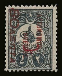 Autonomous N.Epirus: 80lep./2pi. "Argyrokastro issue", oriented down, ...