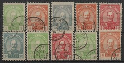 Autonomous N.Epirus: 10 values complete set "King Constantine I", u. ...