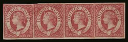 British Rule: 2d. in strip of 4 "Ionian State", m. VF (Hellas 3)