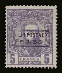 Congo Belgian Indepedant: Mi.1 (paketmarken), m. VF