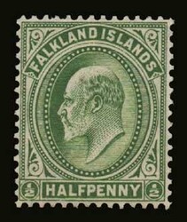 Falkland islands: SG.43b, m. VF