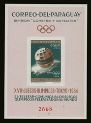 Paraguay: 1964 Olympic games. Mi. 54, u/m. VF