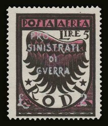 German Military Administration issues: 4 values complete set "PRO ...