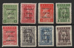 Autonomous N.Epirus: 8 values complete set "Chimarra issue", u/m VF ...