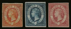 British Rule: 3 values complete set "Ionian State", m. and mng. VF. 2 ...