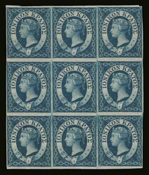 British Rule: 1d. in B9 "Ionian State", m. Hinge only on first strip. ...