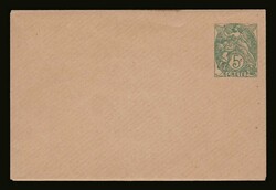 French post office: 5c. "Postal Envelope", unused. VF (Hellas PE1)