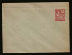 French post office: 10c. "Postal Envelope", size 122X95mm. unused. VF ...