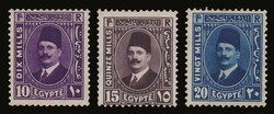 Egypt: Mi. 205/207, m. VF