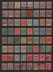 Gold Coast: Small collection of 64 classic period stamps, used, mint ...