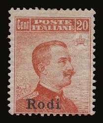 Italian occupation: 3 values complete set "New Domestic postal rates" ...