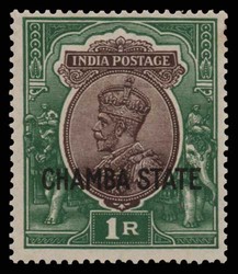 3105: Indien Staaten Chamba