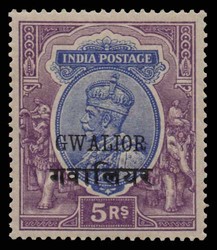 3135: Indien Staaten Gwalior