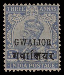 3135: Indien Staaten Gwalior
