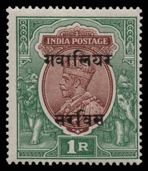 3135: Indien Staaten Gwalior