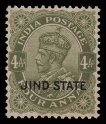 3175: Indien Staaten Jind Konventionsstaat