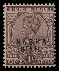 3195: Indien Staaten Nabah