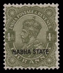 3195: Indien Staaten Nabah