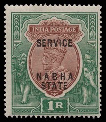 3195: Indien Staaten Nabah