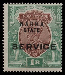 3195: Indien Staaten Nabah