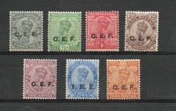 1914 | INDIA CHINA EXPEDITIONARY FORCE C23-29 SET TO 3A MNH THE SET ...