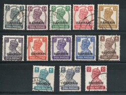 1942 | BAHRAIN SG 38-50 FINE USED In fine used condition. Cat £ 130