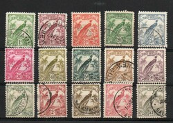 1932 | NEW GUINEA SG 177-89N BIRD OF PARADISE SET FINE USEDIn fine ...