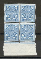 1922 | IRELAND SG 76 3D CELTIC CROSS BLOCK OF 4  MNHIn excellent, ...
