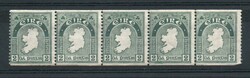 1934 | IRELAND SG 74A IMPERF X PERF 14 COIL STRIP MNHExcellent, clean ...