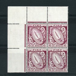 1922 | IRELAND SG 79 6D BLOCK OF 4 MNHEXCELLENT, CLEAN UNMOUNTED MINT ...