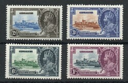 1935 | GIBRALTAR SG 114-17 GV SILVER JUBILEE MNH GV 1 SILVER JUBILEE ...