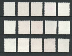 0 | SINGAPORE GVI PERF 17.5 SET TO 50 CENTS MNH In excellent, clean ...