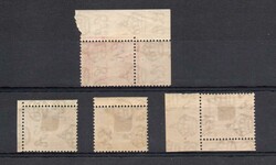 1937 | MALAYA TRENGGANU SG D1-4 GVI POSTAGE DUES SET M/MIn good, ...