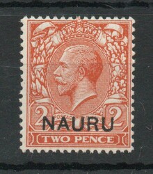 1916 | NAURU SG 4 Y 1916 2 d VALUE. NAURU SG 4 Y 1916 2 d VALUE WITH ...