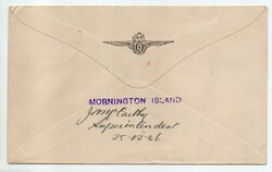 1946 | AUSTRALIA QUANTAS PARACHUTE MAIL TO MORNINGTON ISLANDREF. E ...