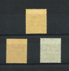 1916 | TOGO SG H53a + 56a + 51a ANGLO FRENCH OCCUPATION OVERPRINTS ...
