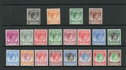 1949 | MALAYA PENANG SG 1-22 GVI SET MNHIn excellent, clean unmounted ...