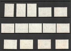 1954 | TRISTAN DA CUNHA SG 14-27 1ST QEII SET MNH Excellent, clean ...