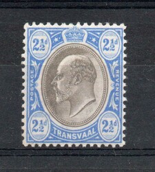 1902 | TRANSVAL SOUTH AFRICA SG 247w WATERMARK INVERTED GV 2 1/2 d ...