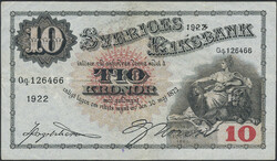 110.420: Banknotes - Sweden