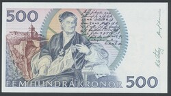 Sweden, SF 1:1 500 kronor 1985 No: 5140390938 0Automatisch generierte ...