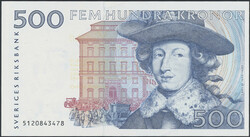 Sweden, SF 1:1 500 kronor 1985 No: 5120843478Automatisch generierte ...