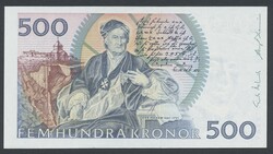 Sweden, SF 1:3 500 kronor 1986 No: 6061916632 0