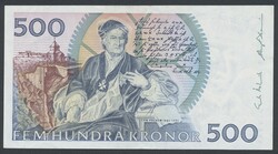 Sweden, SF 1: 3 500 kronor 1986 No: 6081362097 1+
