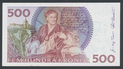 Sweden, SF 2:9 500 kronor 1998 No: 8400847633 0