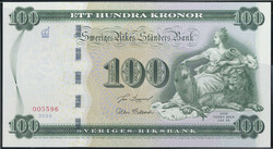 Sweden, SF 3:1 100 kronor 2005 Tumba Bruk 250 år. In original folder ...