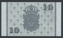 Sweden, SF 7:9 10 kronor 1958 Replacement. Not folded