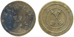 Sweden, 1.79 g, Dalarna, Kabinett H. 1/1+
