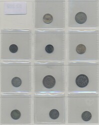 Norway, Twenty-three coins in silver, 1855–1904 incl. five skilling ...