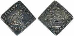 Denmark, Frederik III Sieg 67 ¼ speciedaler (klippe) 1648 7.25 g. ...